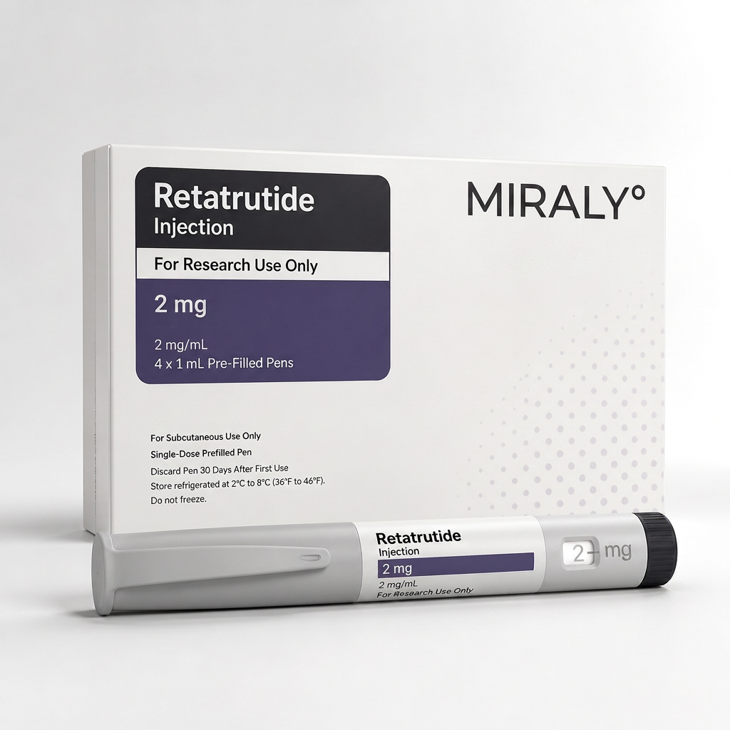 Retatrutide kwikPen 10-40mg (färdigblandad) – Peptider från Miraly